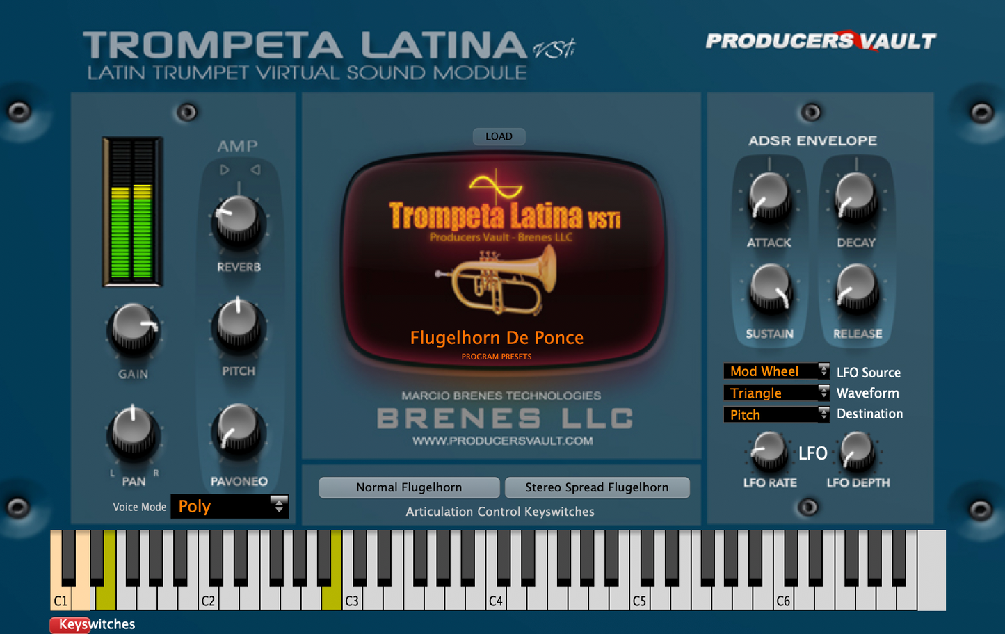 Trompeta Latina VSTi (Mac OS VST and AU Plugin)