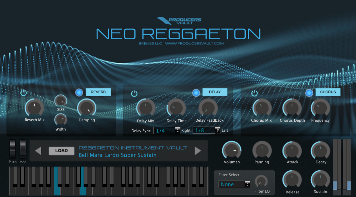 Neo Reggaeton VSTi 1.1  Plugin for MAC OS