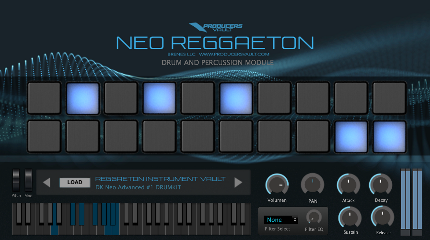 Neo Reggaeton VSTi 1.1  Plugin for MAC OS