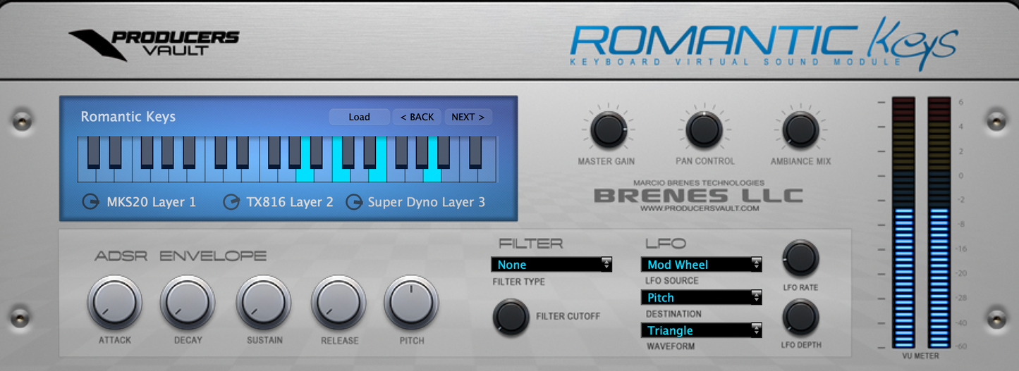 Romantic Keys VST 2.8.4 for MAC OS