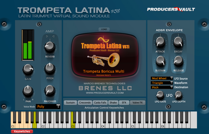 Trompeta Latina VSTi (Mac OS VST and AU Plugin)